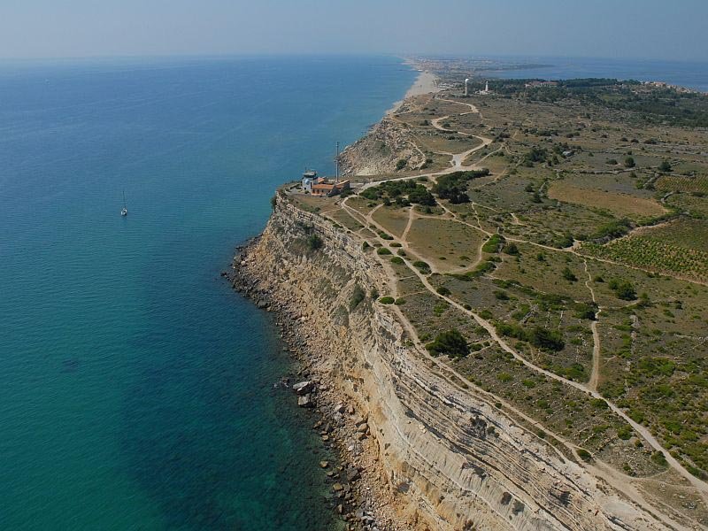 La falaise de La Franqui - Cap Leucate
