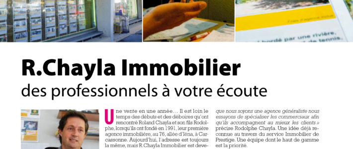 article R. CHAYLA Immobilier